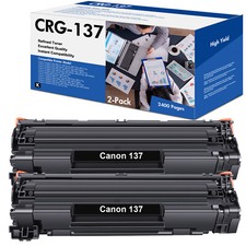 2x CRG137 Toner Cartridge for Canon 137 ImageClass LBP151dw MF244dw MF247dw