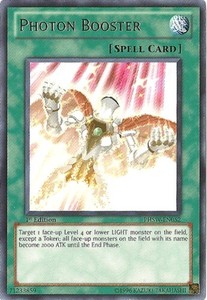 Photon Booster - PHSW-EN052 - Rare - Unlimited Edition x3 - Lightly Played