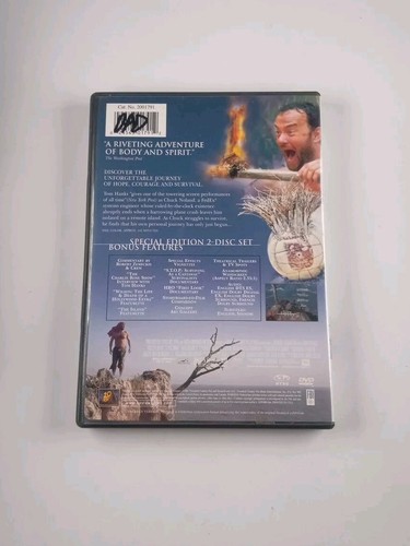Cast Away (DVD) 2000 Tom Hanks, Helen Hunt, Paul Sanchez TESTED - Picture 2 of 7