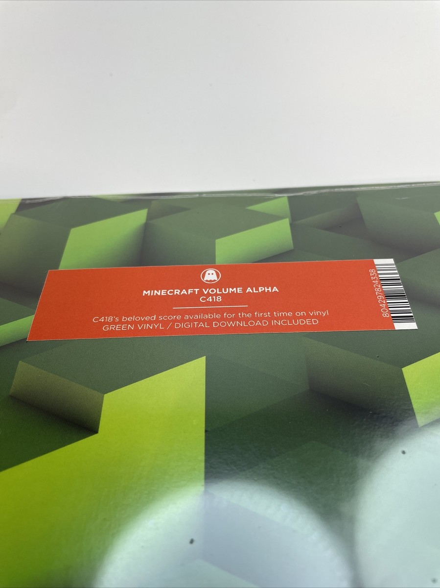 C418 Minecraft Volume Alpha Green Vinyl LP Record Video Game