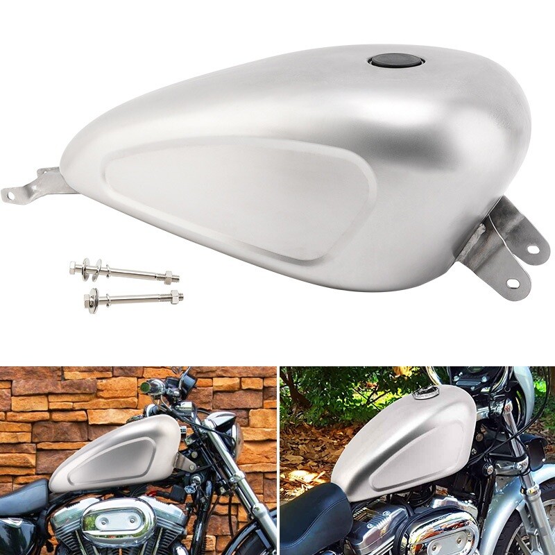 Unpaint 3.8 Gallon Gas Fuel Tank For Harley Sportster XL 883 1200