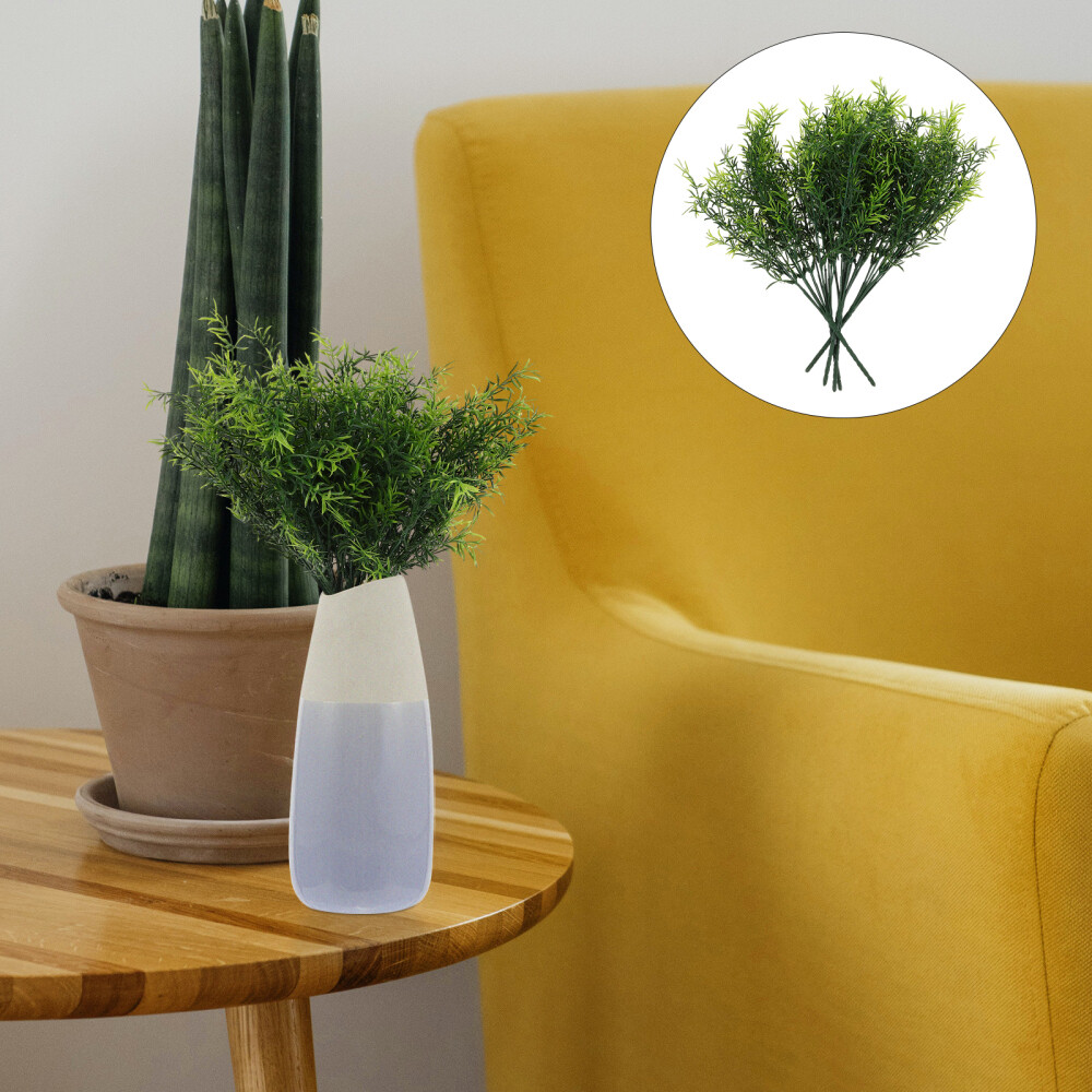 5pcs Artificial Water Plant Decoration Dining Table Fake Plant Stem