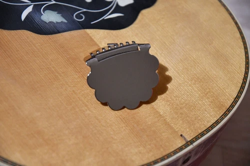 Vintage New-old-stock Mandolin Tailpiece, Made in Graslitz(Czechoslovakia),1950s