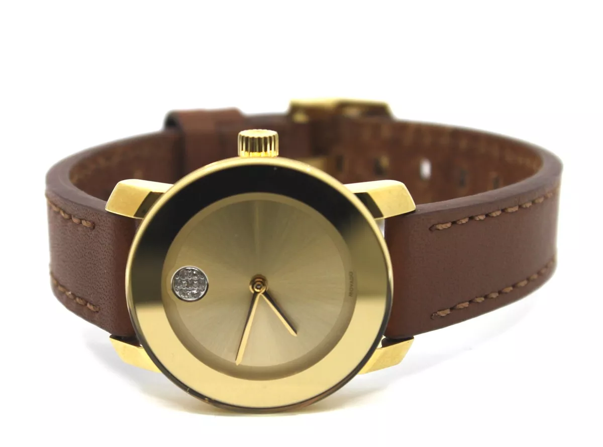 Movado women's swiss 2024 bold diamond