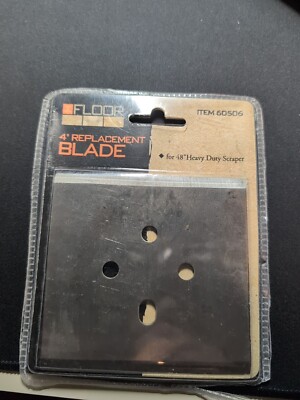 Finch and McLay 4'' Replacement Blade for 48'' Heavy Duty Scraper #60506 New