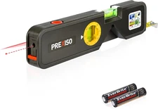 4-In-1 Line Laser Level Multipurpose Torpedo Level, 65Ft Alignment Point & 16Ft