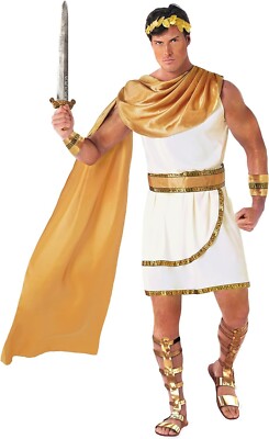 Griechischer Gott Kostüm Herren Römischer Kaiser Toga Römer Faschingskostüme