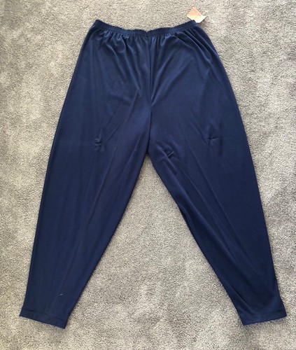 NEW PFI Fashions Navy Pants With Elastic Waist. Sz 6X. PFI 407 - Picture 3 of 3