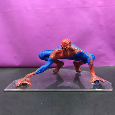 Marvel Spiderman 4.5'' Posing Figure on Plate Spider Man Spider-Man