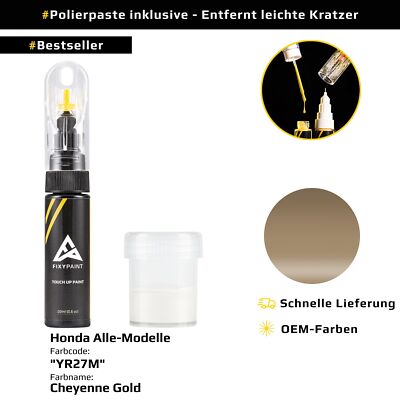 Lackstift für Honda Alle Modelle Code: YR27M Cheyenne Gold
