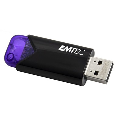 Emtec Click Easy USB-Stick 128 GB USB Typ-A 3.2 Gen 1 (3.1 Gen 1) Schwarz, Viol