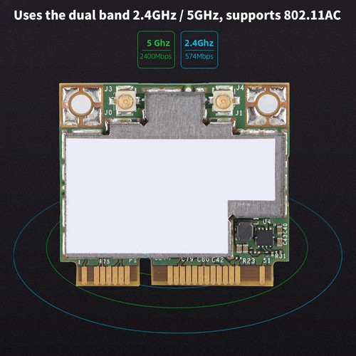 Wireless Card Dual Band 2.4G/5G For BCM94352HMB Mini PCIE 802.11AC Network C Hot - Photo 11/12