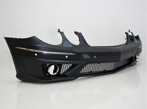 Vorne Stoßstange E63 AMG Optik Mercedes W211 Front paket 02-09+Nebel+Lackierung - Bild 8 von 10