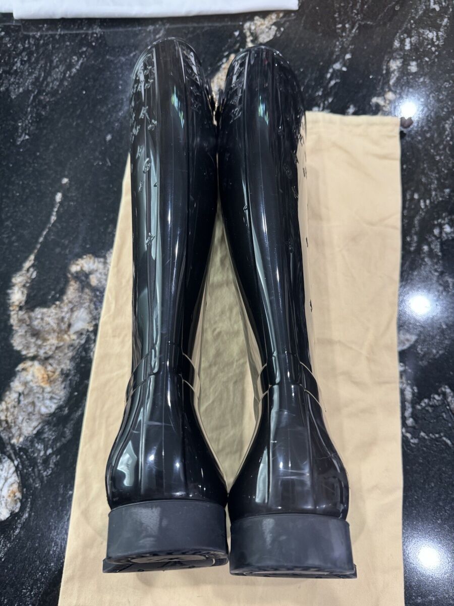 Authentic Louis Vuitton Tall Rain Boots Size 36 Fit Like a Authentic Louis Vuitton Tall Rain Boots Size 36 Fit Like a