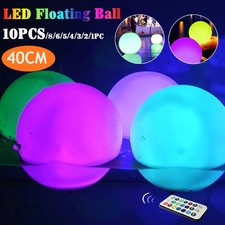 1-10PCS Floating Pool Lights with 16 Colors S...