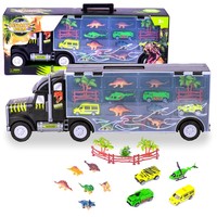 Dinosaur Car Carrier Toy Transporter Truck Dinosaur Car Carrier Toy Transporter Truck
