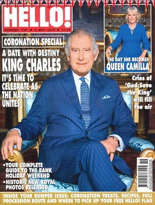 HALLO! Magazin, King Charles Krönung, Queen Camilla, Kate Middleton, 8.5.23