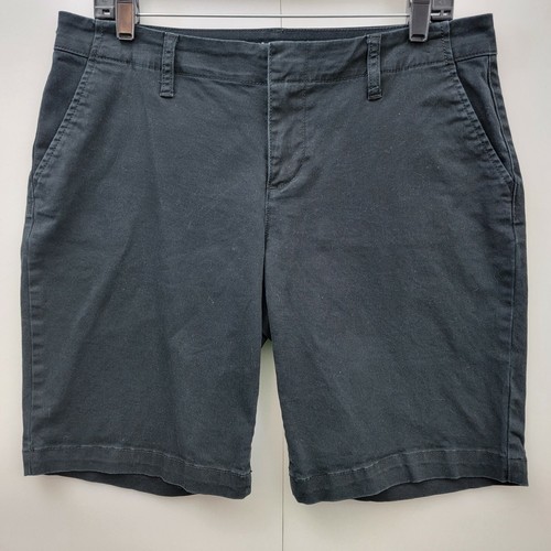 Black Flat Front Shorts Waist 32 Inseam 