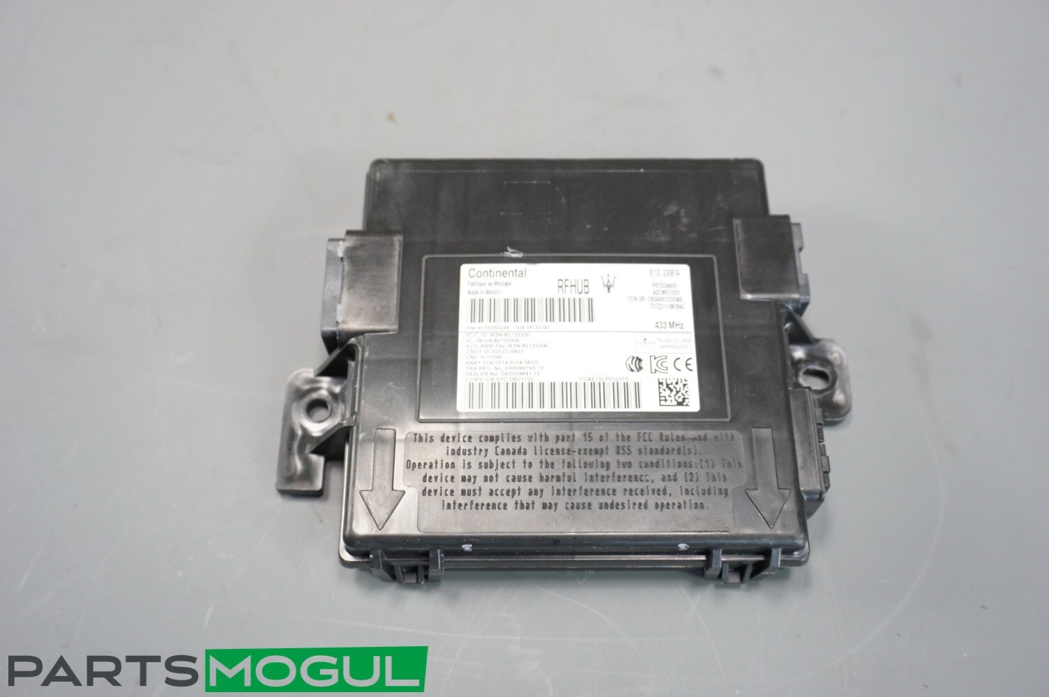 2018 MASERATI GHIBLI KEYLESS ENTRY SMART CONTROL MODULE 7108-23087A OEM