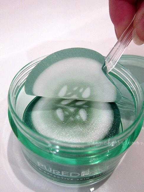 PureDerm Cucumber Eye Pads 24's - Effective Skin Solutions - Image 3 of 4