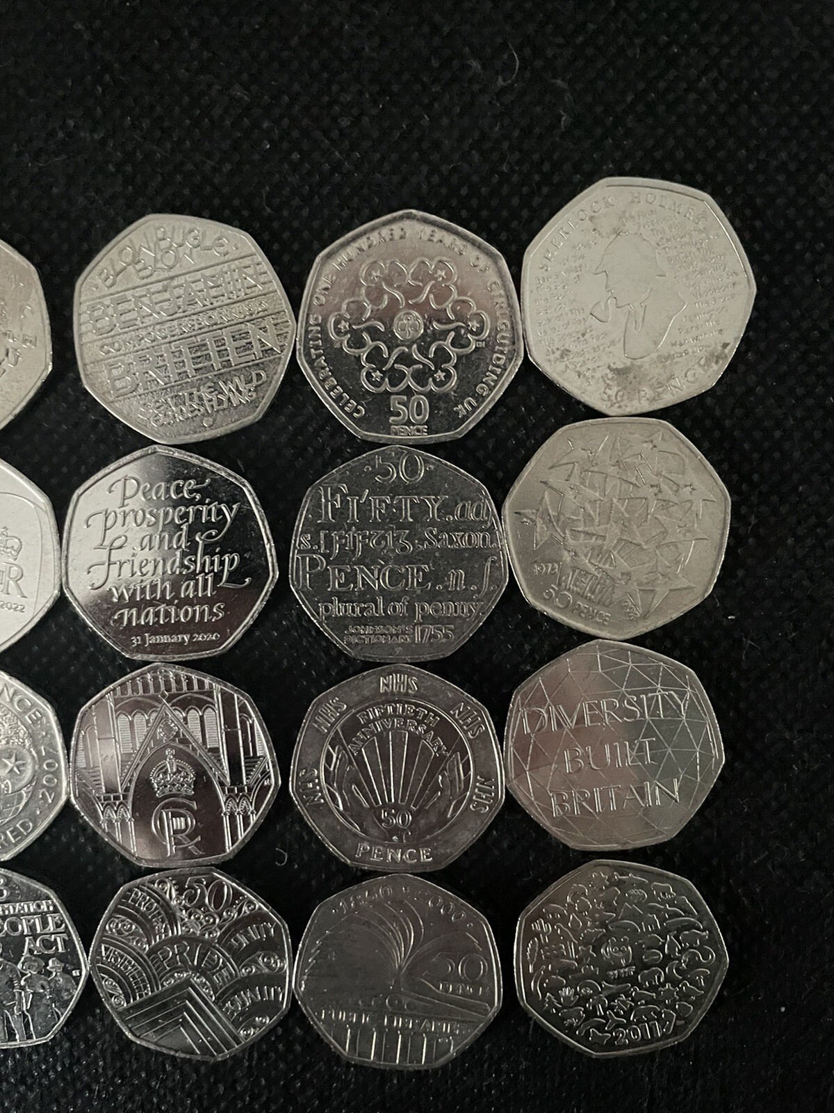 50p coin job lot eBay