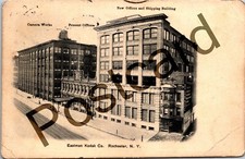 1907 ROCHESTER NY, Eastman Kodak Co, New Offices, Camera Works, postcard jj112