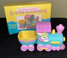 HALLMARK CRAYOLA BUNNY EASTER EGGSPRESS W BOX, 1993