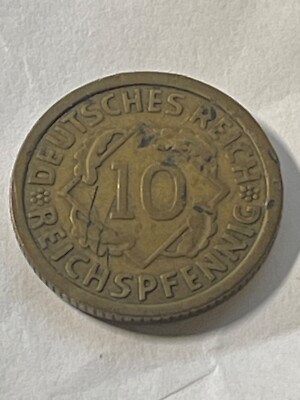 1925 10 Pfennig Germany Weimar