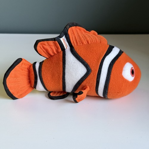 Vintage 2002 Hasbro Disney Pixar Finding Nemo Clownfish 8” Plush Stuffed T38 - Picture 4 of 6