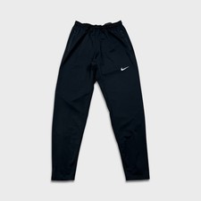 Nike Sportswear Track Pants Mens Medium Black 3M Swoosh Dri Fit Gym Jogger
