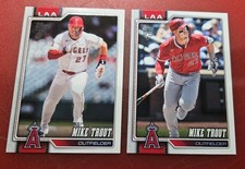 2026 Topps Series 1 MIKE TROUT COMPANION CARD IMAGE VARIATION SP #350 +Base Card