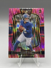 2025 Panini Select - Premier Level Jaxson Dart #193 Pink Shock Prizm (RC)