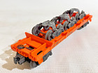 LIONEL VERY NICE 6362 RAILWAY TRUCK CARRYING CAR W/ THREE SETS OF TRUCKS LF — photo 4