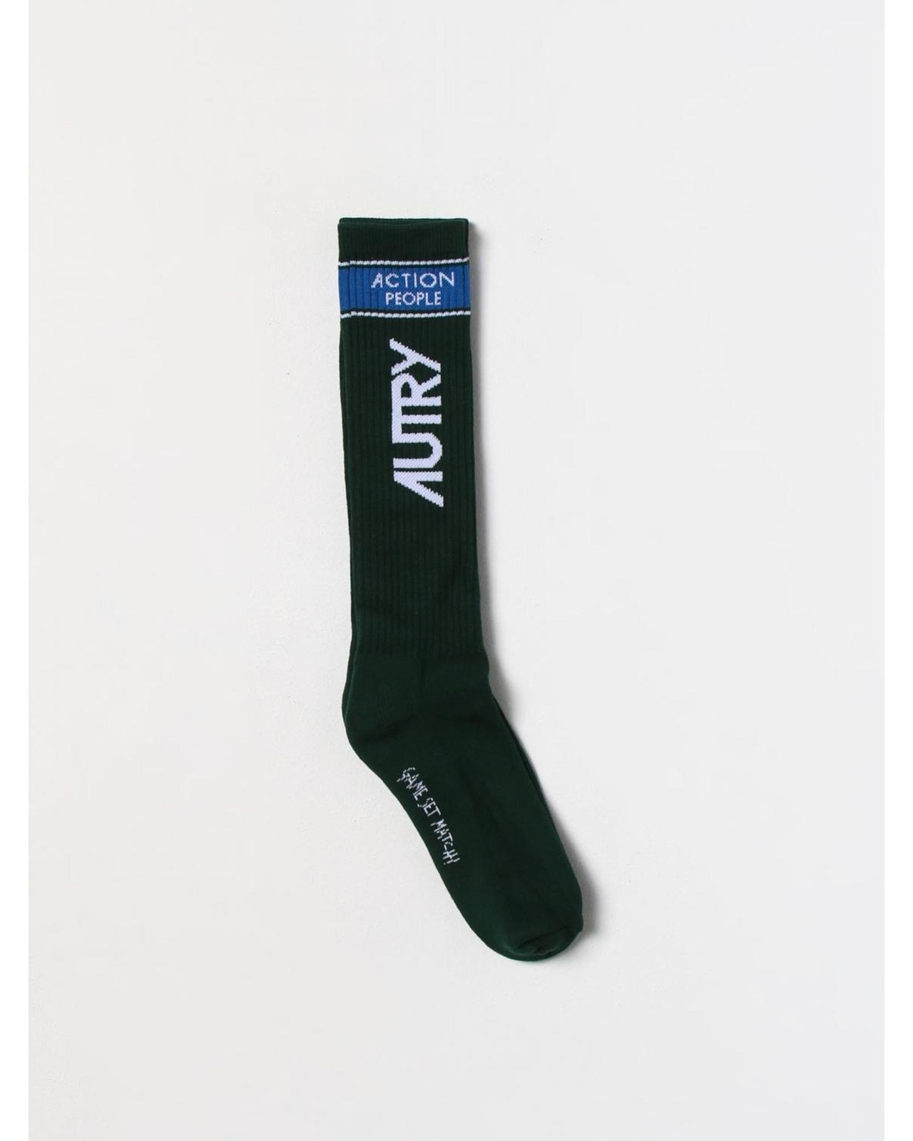 Autry Action People Game Set Match Socks Men Green