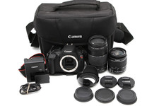 Canon EOS Rebel T5 Digital SLR Camera w/ EFS 18-55mm EF 75-300mm Lenses