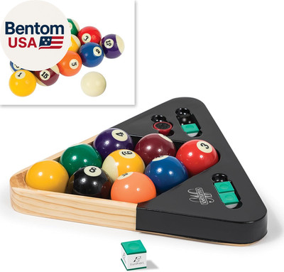 Masterton Billiard Ball Set - Full Set Tournament Spec Resin Billiard Balls - Wo