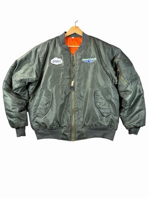 Rothco MA-1 Bomber Jacket Pax8 Cloud Wingman Reversible Flight 2XL Green