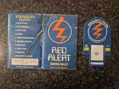 Free Gift Red Alert Survival Wallet + How To Page+ 4 BnkGroats-2000AD#3 ...