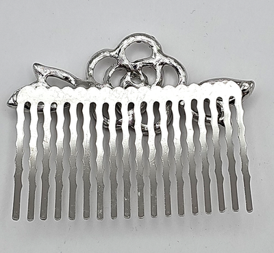 Vintage Rhinestone Jewelry Lucite Hair Comb Silver Wedding Formal Evening Wear Amazon.com : 2 Pcs Bridal Wedding Hair Comb Rhinestone  main image 4