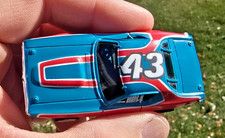 Vintage 1970s Aurora AFX Richard Petty G-Plus HO Scale Slot Car Road Runner