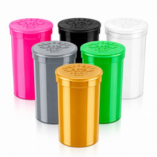 Pop Top Smell Proof Storage Tubs – Airtight Translucent Containers – Pack of 8