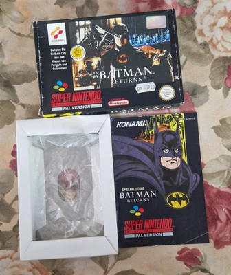 SNES Batman Returns Super Nintendo Leerhülle OVP Mit Anleitung