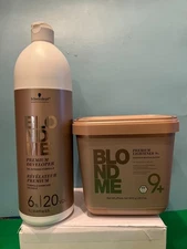 Schwarzkopf Blondme Bond Enforcing Premium Lightener 9+ XXL Or Developer or Duo