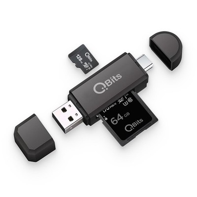 Kartenleser Speicherkartenleser Micro SD Card Reader Micro USB USB-C OTG Adapter
