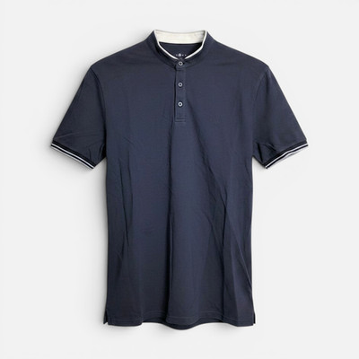 Mavi Men's T-Shirts Polo Shirts Slim Fit, Dark Blue, L