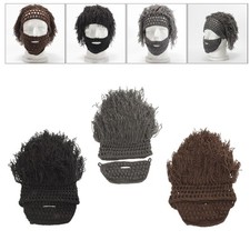 Funny Wig Beard Hat Costume Accessories Decor Cosplay Beard Face Mask for