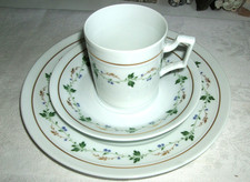 Fürstenberg Porzellan HERZOG FERDINAND  Kaffeegedeck 3 tlg. Dekor - Dorothea