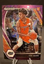 2021-22 Panini Prizm Draft Picks - Tre Mann #21 Purple Wave Prizm (RC)