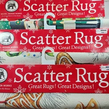 NEW MICHEL DESIGN WORKS Christmas Motif Polyester Scatter Rug