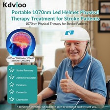1070nm LED Helmet Brain Photobiomodulation Therapy for Parkinson Stroke Home Use